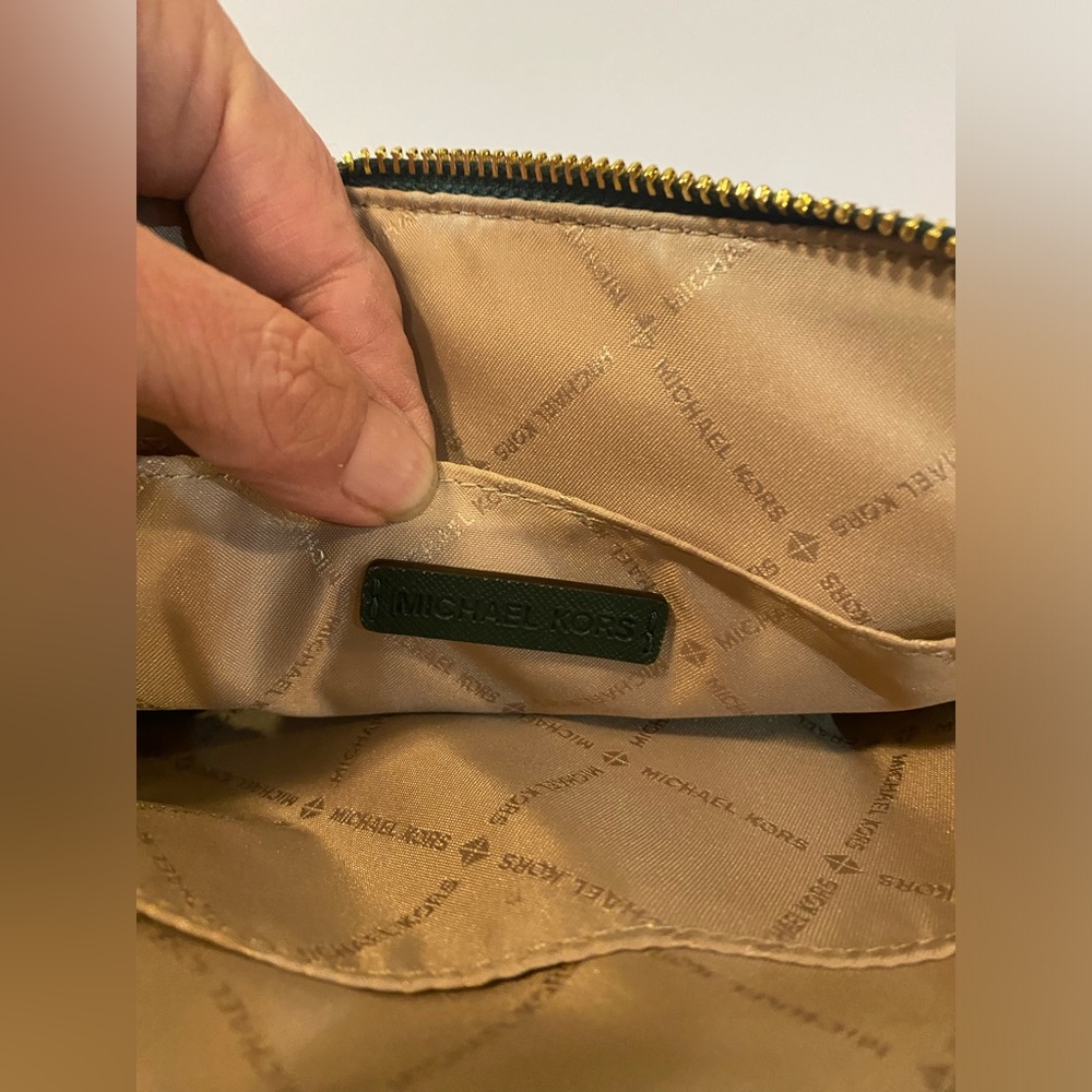 Michael Kors Dome Crossbody (Dark Green) - Picture 6 of 7